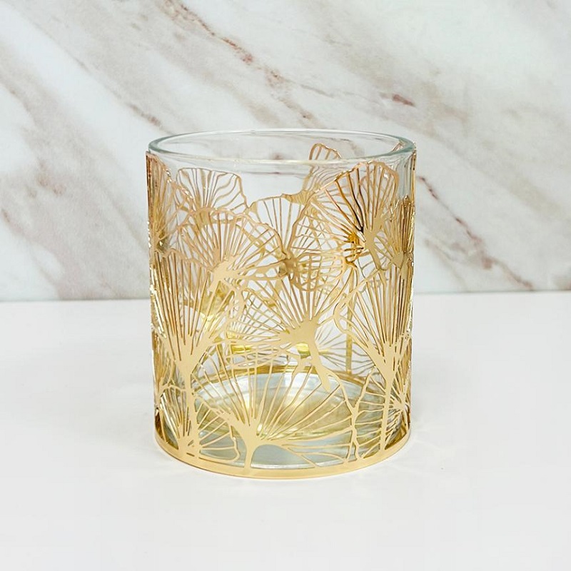 Candlestick Gelas Ginkgo sing elegan wis diluncurake, madhangi alam estetika omah anyar.