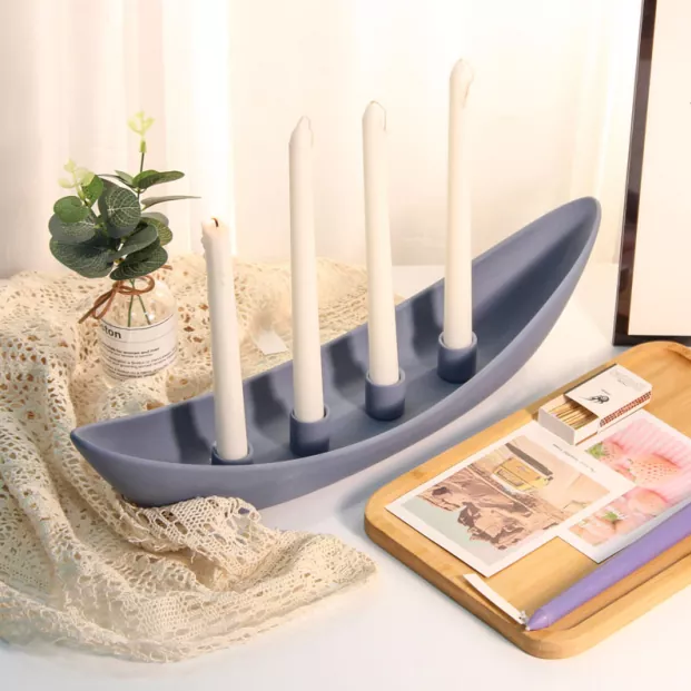 Dekorasi Keramik Candlestick Holder