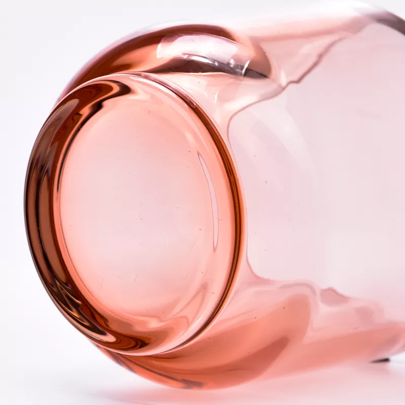 Coloured Glass Candle Holder