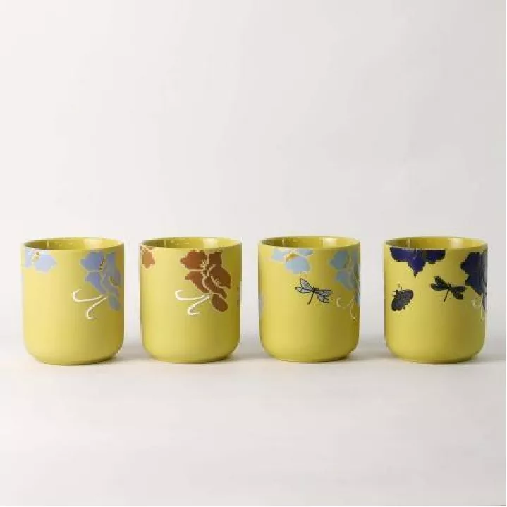 Floral Whisper Hand Painted Art Candleholder Floral Whisper Hand Painted Art Candleholder
