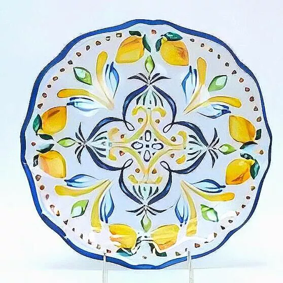 Hand Painted Lemon Keramik Tableware Set