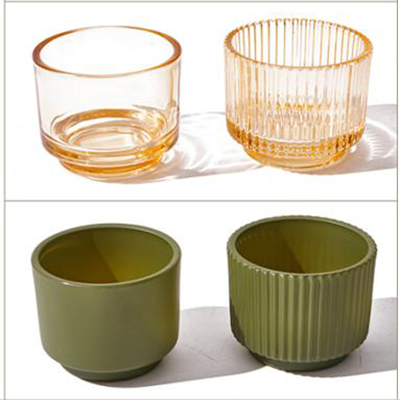 Glass Candle Holder