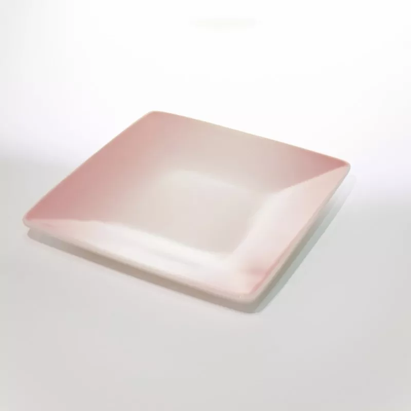 Minimalis Square Ombre Keramik Piring Mini
