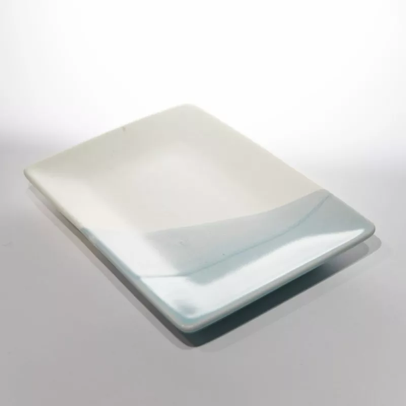 Modern Two Tone Keramik Rectangle Plate