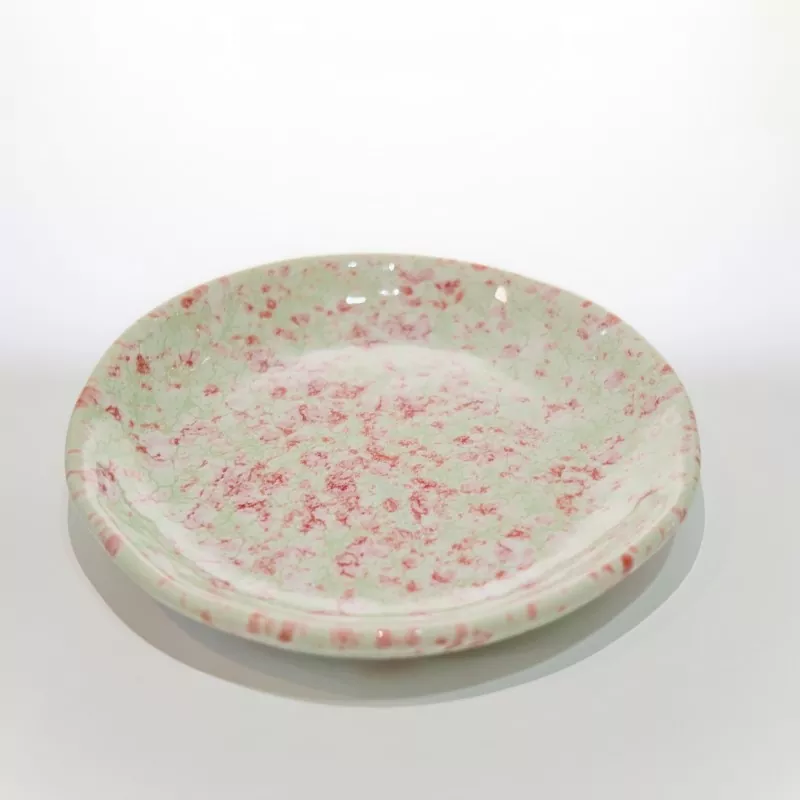 Piring Keramik Bulat Kecil Speckled