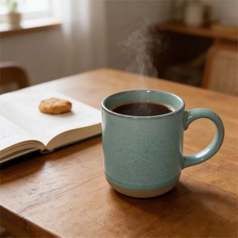 Prasaja Modern Keramik Travel Biru Mug