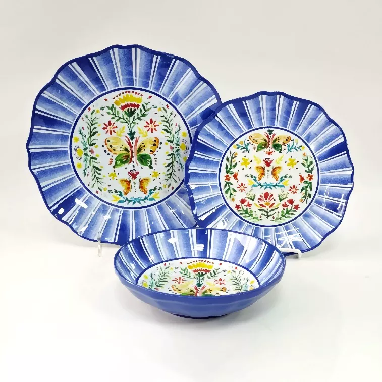 Vintage Floral Microwave Aman Dinnerware