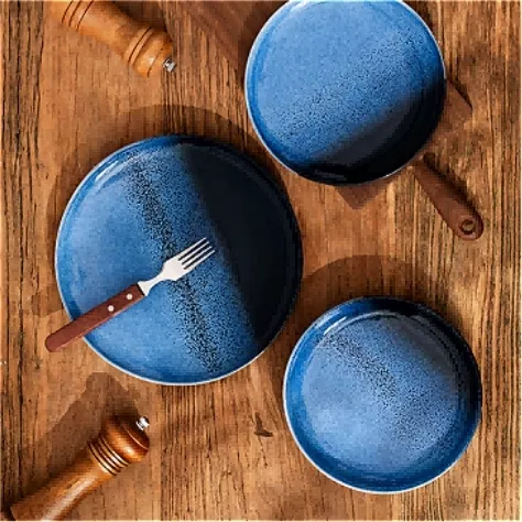 Set Bowl Keramik Ombre Vintage
